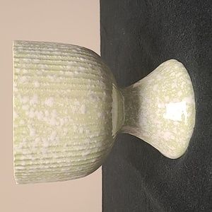 Vintage Mid-century Modern Green Urn Planter